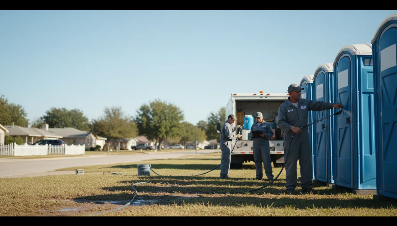 Long-Term Portable Toilet Rental in Bernard, IA near me